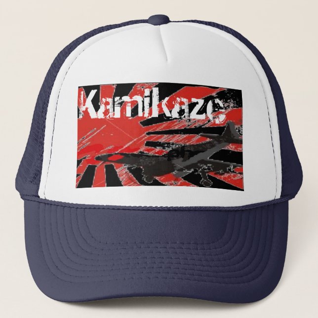 Kamikaze Bomber Japanese Rising Sun Hat - Custom (Front)