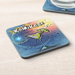 Kamikaze Cocktail (#3 of 12 Drink Recipe Sets) Coaster