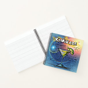Kamikaze Cocktail (#3 of 12 Drink Recipe Sets) Notebook