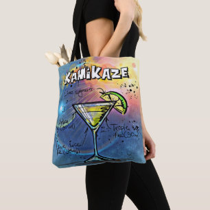 Kamikaze Cocktail (#3 of 12 Drink Recipe Sets) Tote Bag