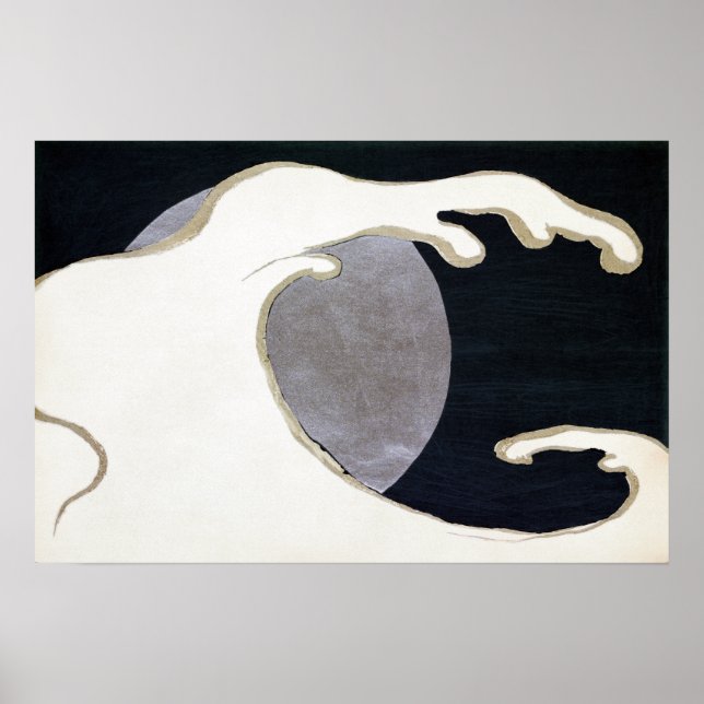 Kamisaka Sekka Tatsunami (A Cresting Wave) Poster (Front)