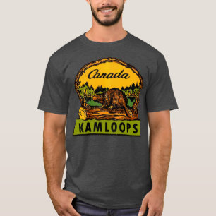 Kamloops BC Canada Vintage Travel T-Shirt