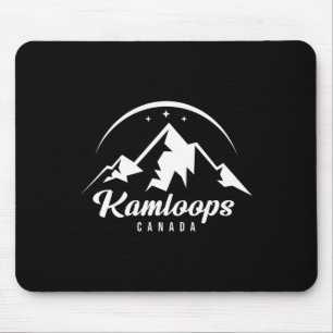 Kamloops Canada Ski Resort Skiing Snowboarding Mouse Pad