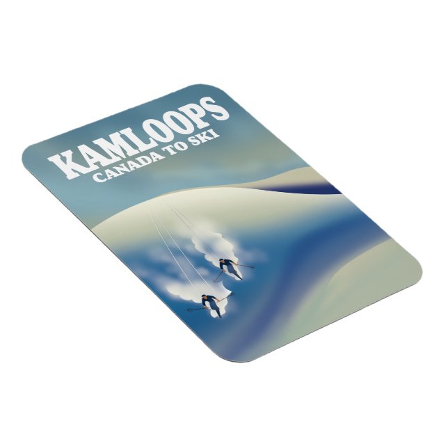 Kamloops Canada to Ski Magnet (Right Side)