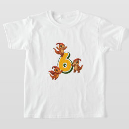 Kammli Dino Birthday Shirt – 6 years  