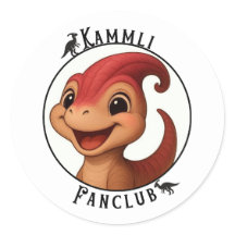 Kammli Fanclub – Niedlicher Dino‑Sticker