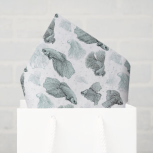 Kampffisch Tissue Paper
