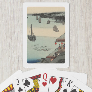 Kanagawa, Japan: Vintage Woodblock Print Playing Cards