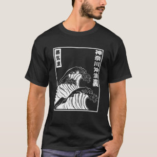 Kanagawa Wave Japanese Art Vaporwave Aesthetic Cul T-Shirt