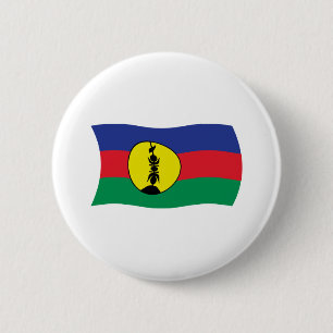 Kanak People Flag Button