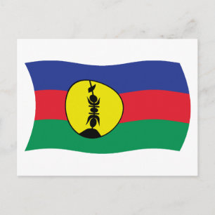 Kanak People Flag Postcard