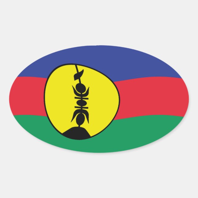 Kanak People Flag Sticker (Front)