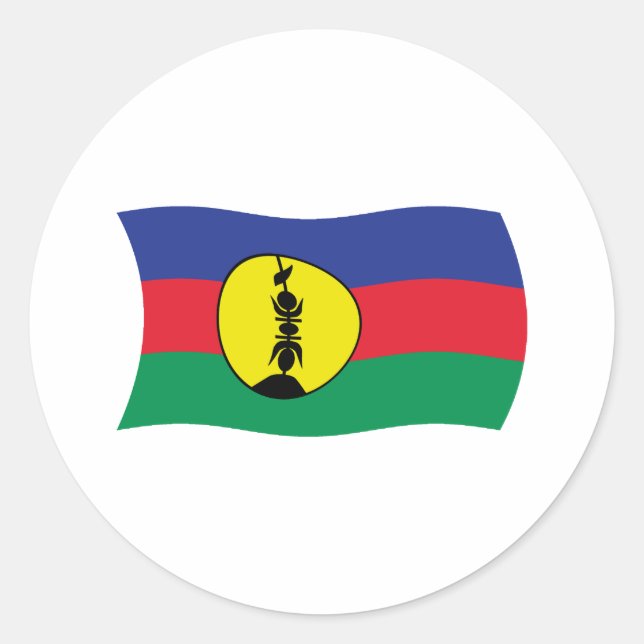 Kanak People Flag Sticker (Front)
