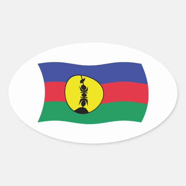 Kanak People Flag Sticker (Front)