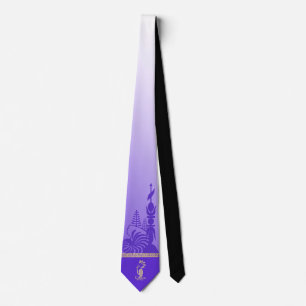 Kanak.Purple arrowhead necktie. Tie