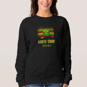 Kanaka Maoli Flag Native Hawaiian Flag North Shore Sweatshirt