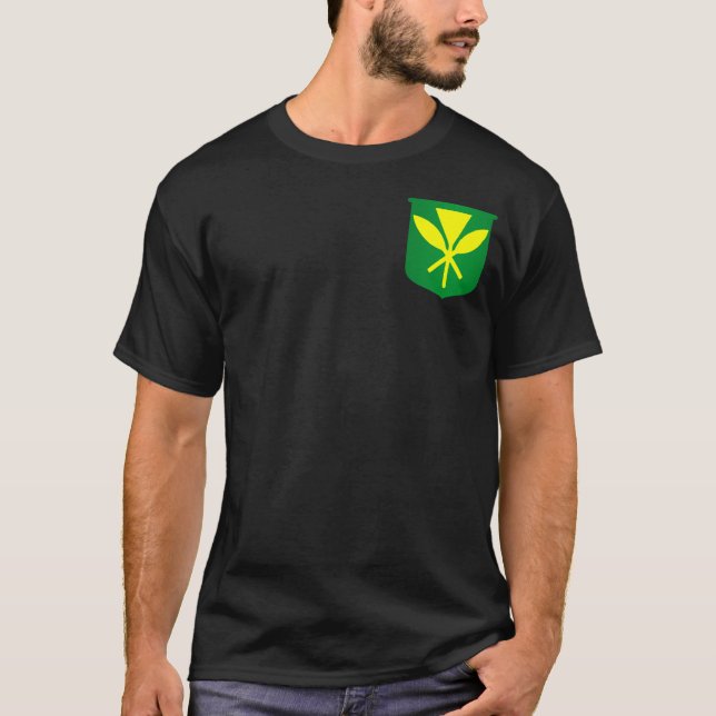 Kanaka Maoli Flag T-Shirt (Front)