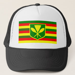 Kanaka Maoli - Native Hawaiian Flag Trucker Hat