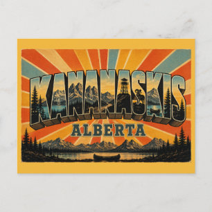 Kananaskis Country Alberta Alpine Playground Postcard
