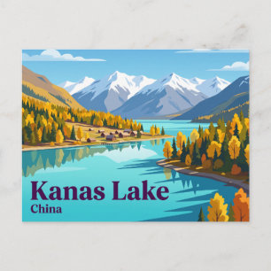 Kanas Lake Xinjiang, China Postcard