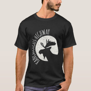 Kancamagus Highway Moose Graphic New Hampshire T-Shirt