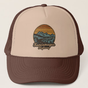 Kancamagus Highway New Hampshire Retro Trucker Hat