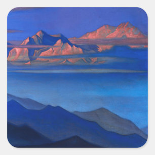 “Kanchenjunga” by Nicholas Roerick Square Sticker