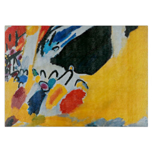 Kandinski Impression III Concert Abstract Painting Cutting Board