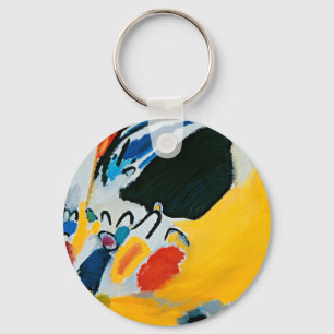 Kandinski Impression III Concert Abstract Painting Key Ring