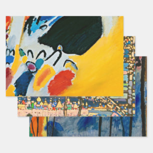 Kandinski Impression III Concert Abstract Painting Wrapping Paper Sheet