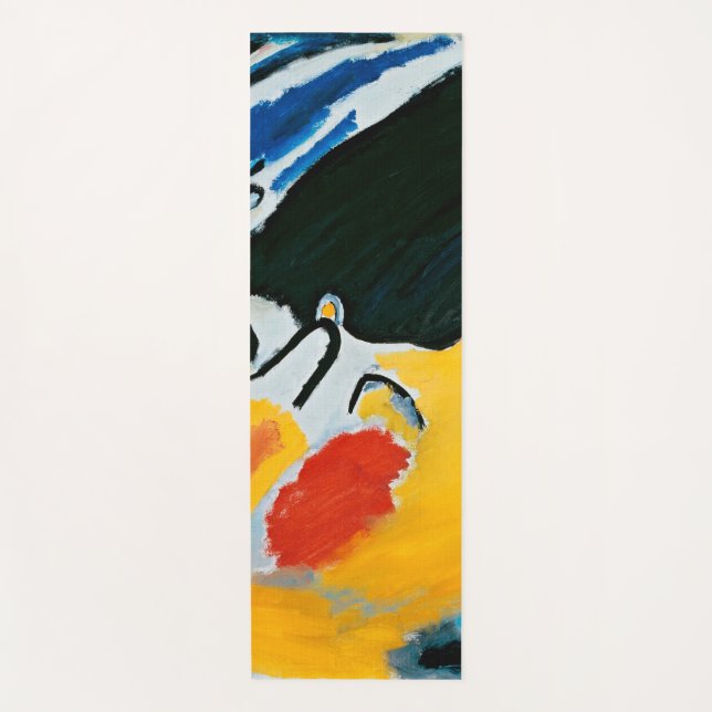 Kandinski Impression III Concert Abstract Painting Yoga Mat (Front)