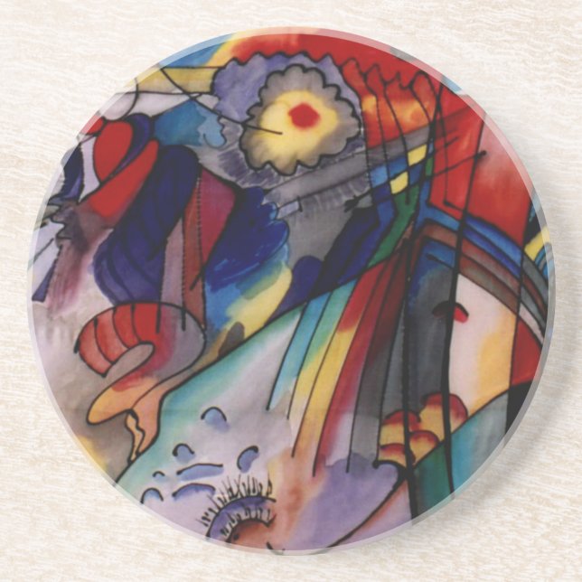 Kandinsky 1913 Abstract Painting Coaster (Front)