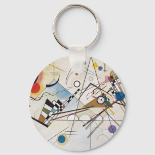 Kandinsky 1923/composition viii/pixdezines key ring