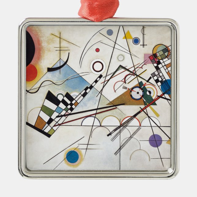 Kandinsky 1923/composition viii/pixdezines metal tree decoration (Front)