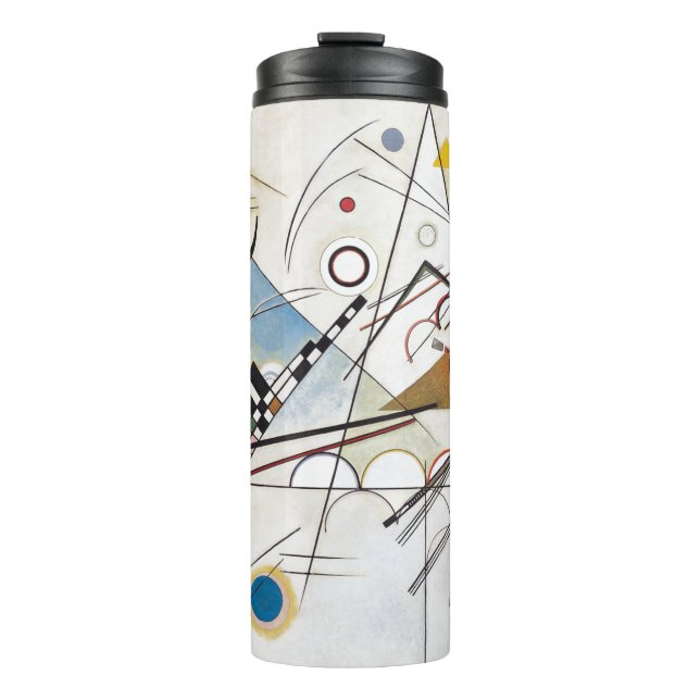 Kandinsky 1923/composition viii/pixdezines stainle thermal tumbler (Front)