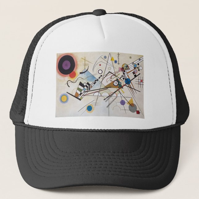 Kandinsky 1923/composition viii/pixdezines trucker hat (Front)