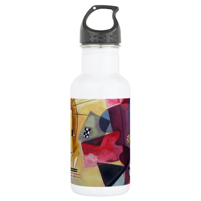 Kandinsky 1925/yellow/red/blue/pixdezines 532 ml water bottle (Front)