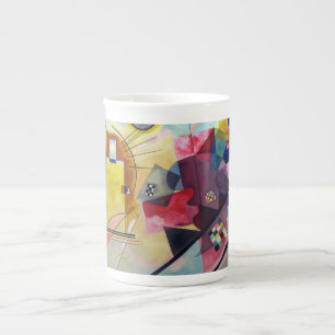 Kandinsky 1925/yellow/red/blue/pixdezines bone china mug