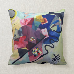 Kandinsky 1925/yellow/red/blue/pixdezines cushion