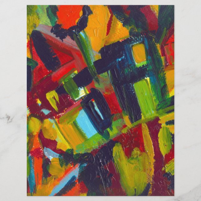 Kandinsky 304 Colourful Abstract Artwork (Front)