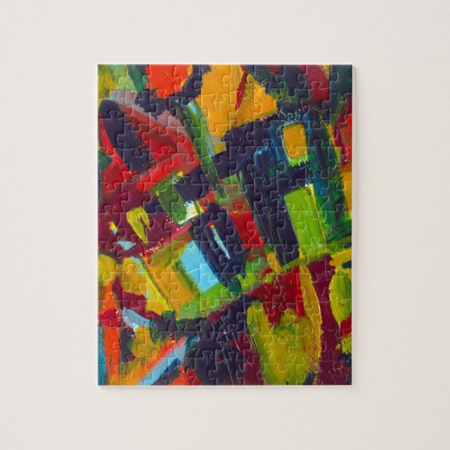 Kandinsky 304 Colourful Abstract Artwork Jigsaw Puzzle (Vertical)