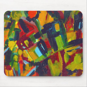 Kandinsky 304 Colourful Abstract Artwork Mouse Pad