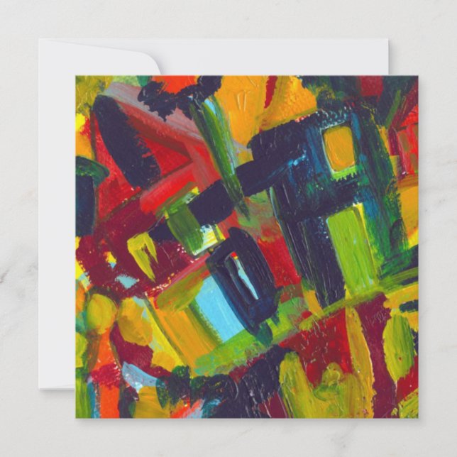 Kandinsky '304' Colourful Abstract Painting (Front)