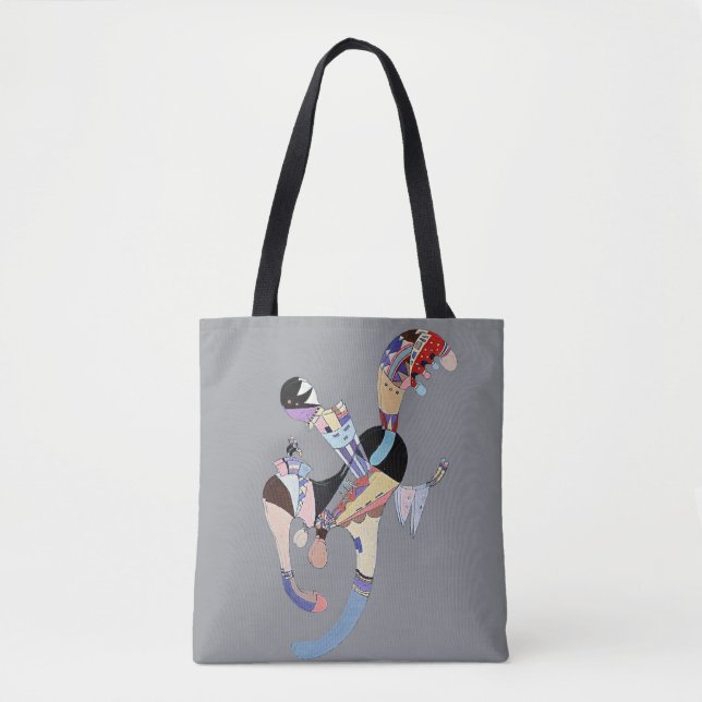 Kandinsky - A Floating Figure Tote Bag (Front)