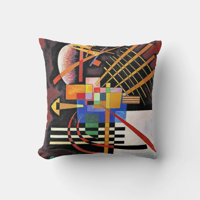 Kandinsky - Above and Left, Cushion (Front)
