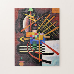 Kandinsky - Above and Left, Jigsaw Puzzle