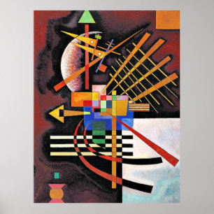 Kandinsky - Above and Left, Poster