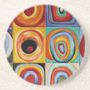 Kandinsky Abstract Art Coaster