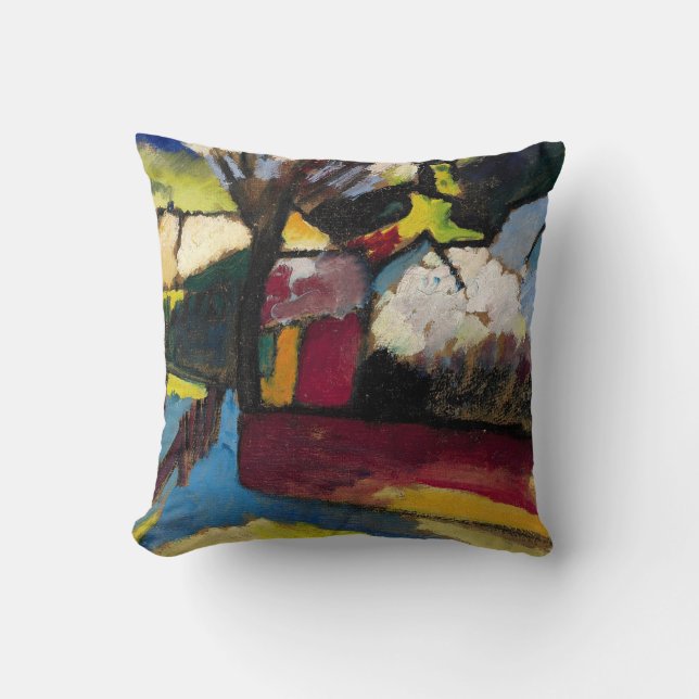 Kandinsky Abstract art Cushion (Front)