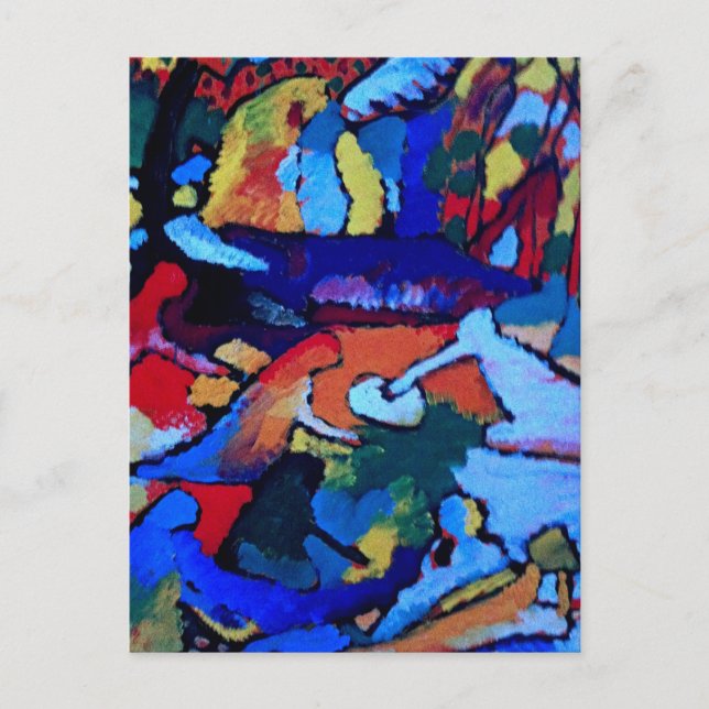 Kandinsky Abstract art Postcard (Front)